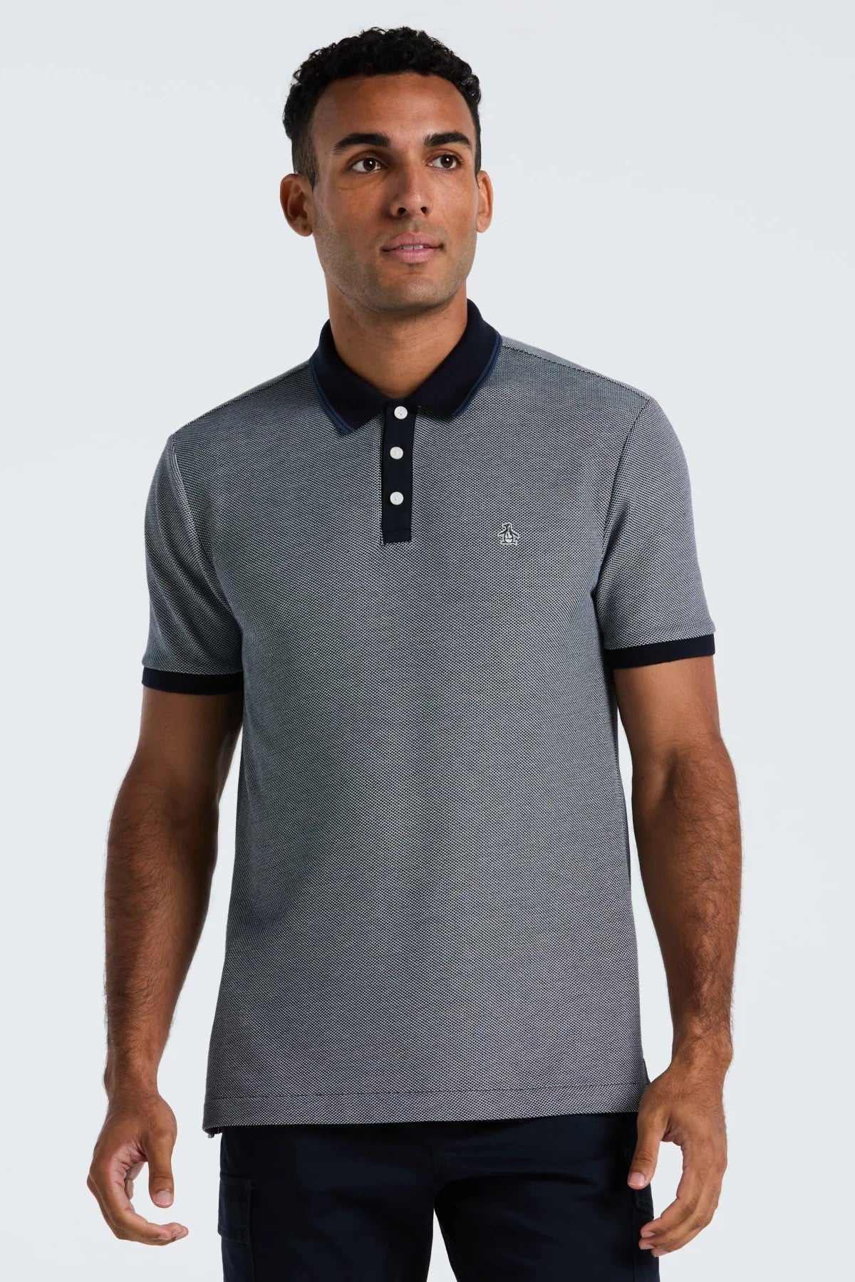 Penguin Jacquard Tipped Polo Shirt