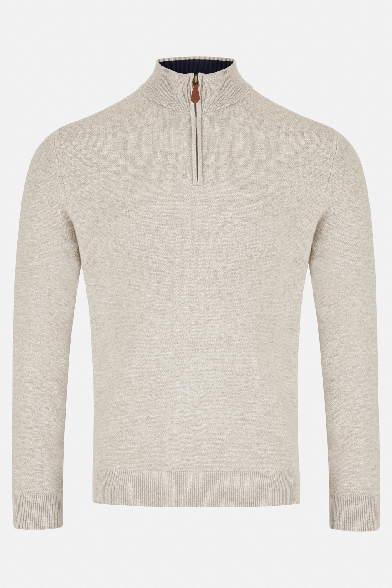 Benetti Quinn Textured Quarter Zip Knit