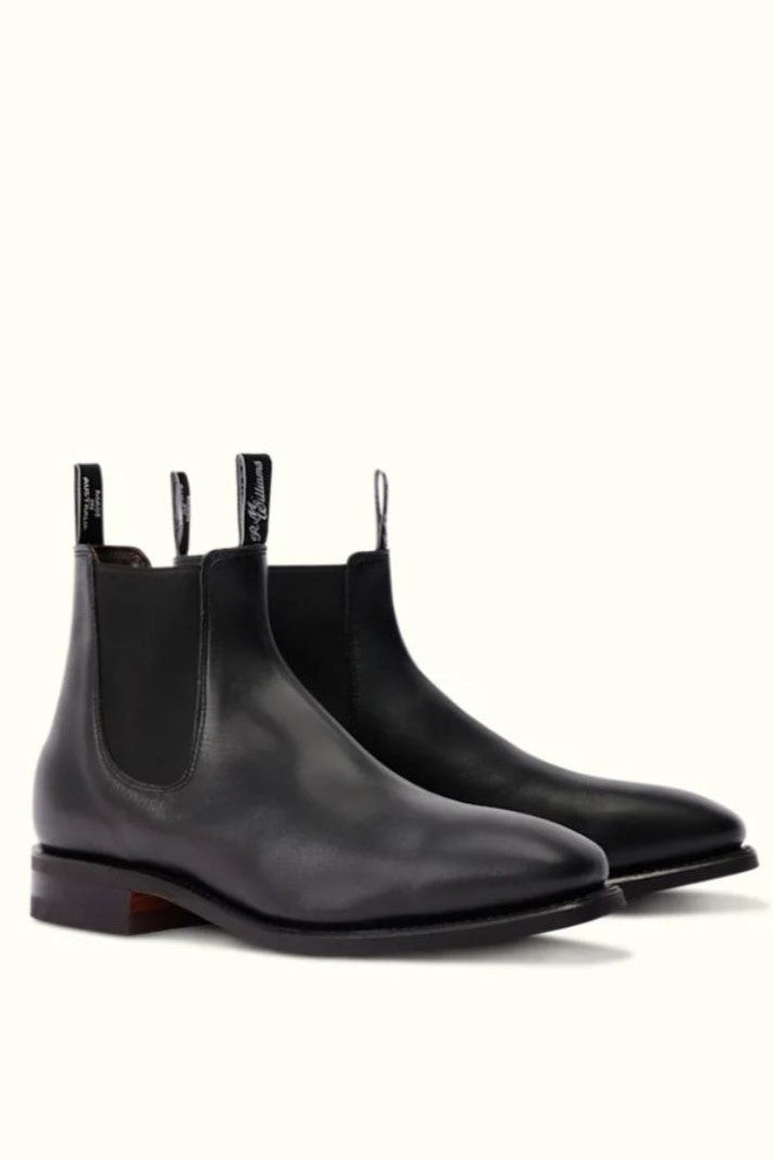 RM Williams Comfort Craftsman Chelsea Boot Black