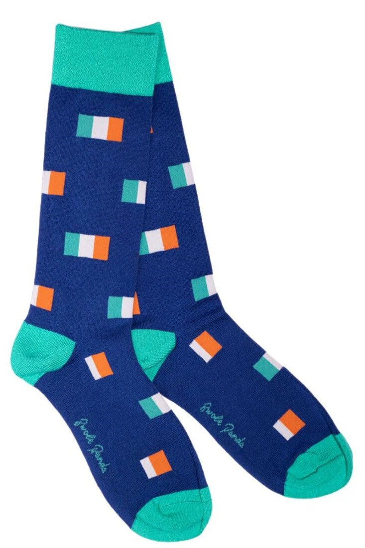 Swole Panda Irish Flag Bamboo Socks SP443