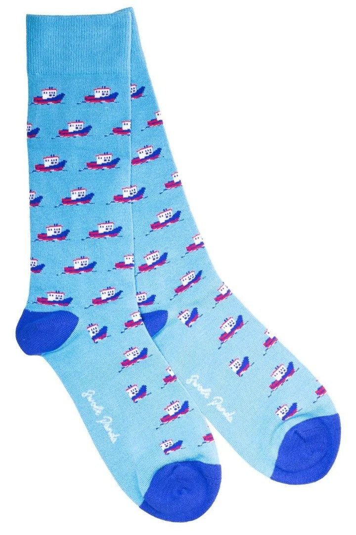 Swole Panda Motor Boat Bamboo Socks SP487