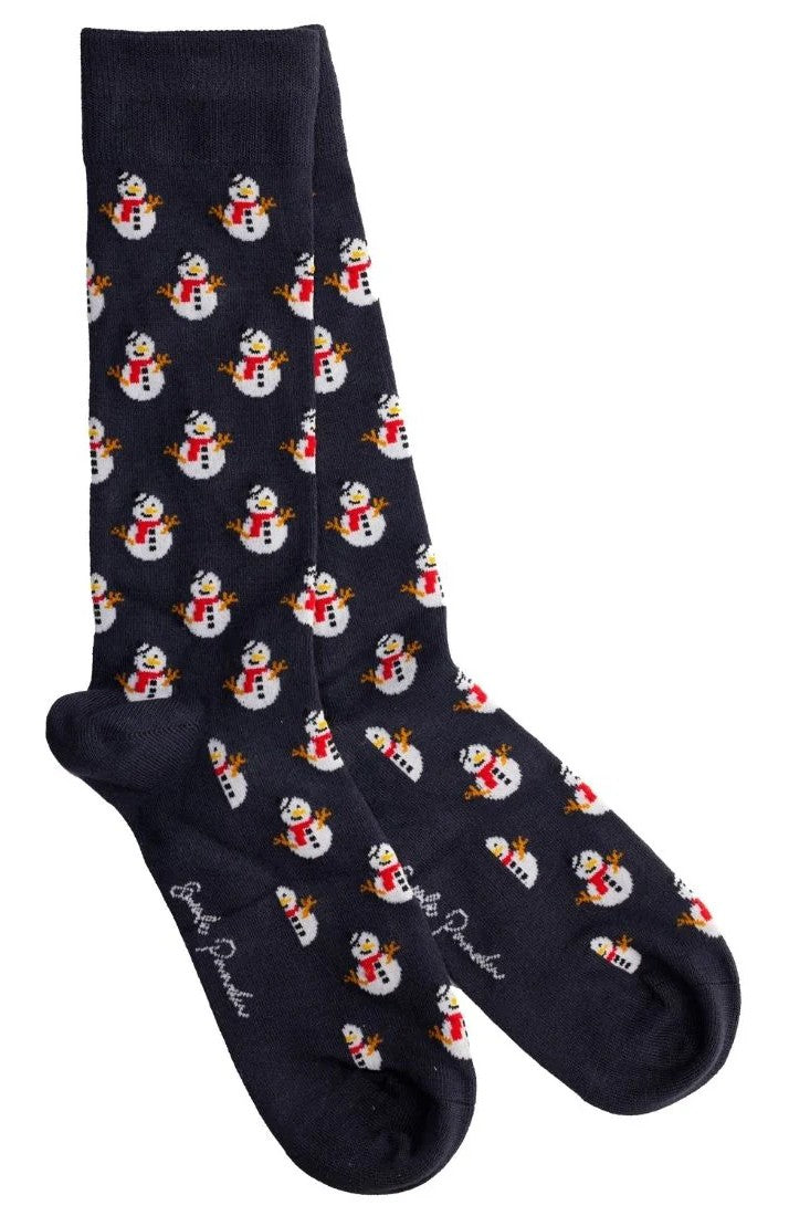 Swole Panda Snowman Bamboo Socks SP505