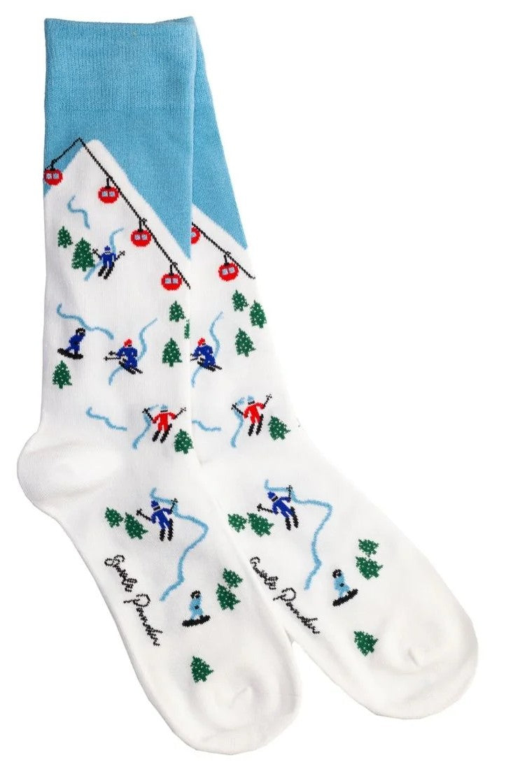 Swole Panda Ski Lift Bamboo Socks SP506