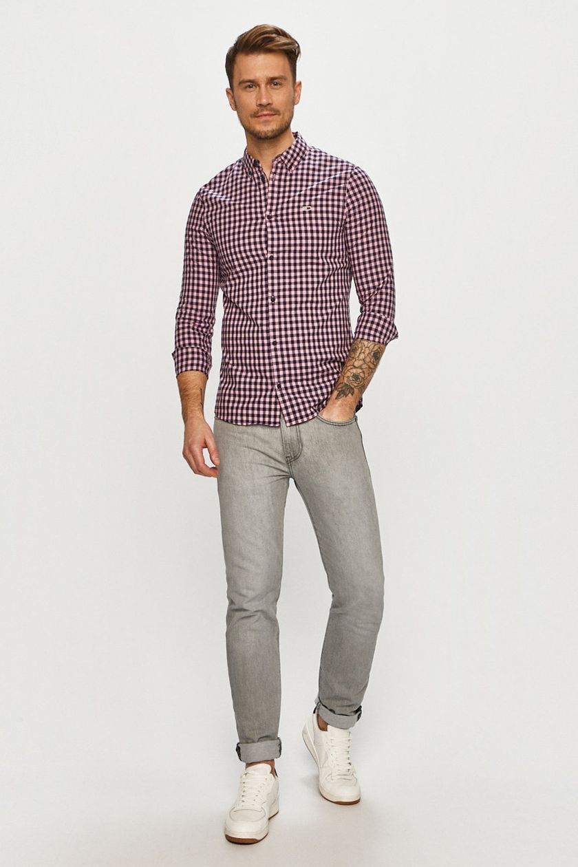 Tommy Jeans Slim Fit Essential Slim Fit Gingham Shirt