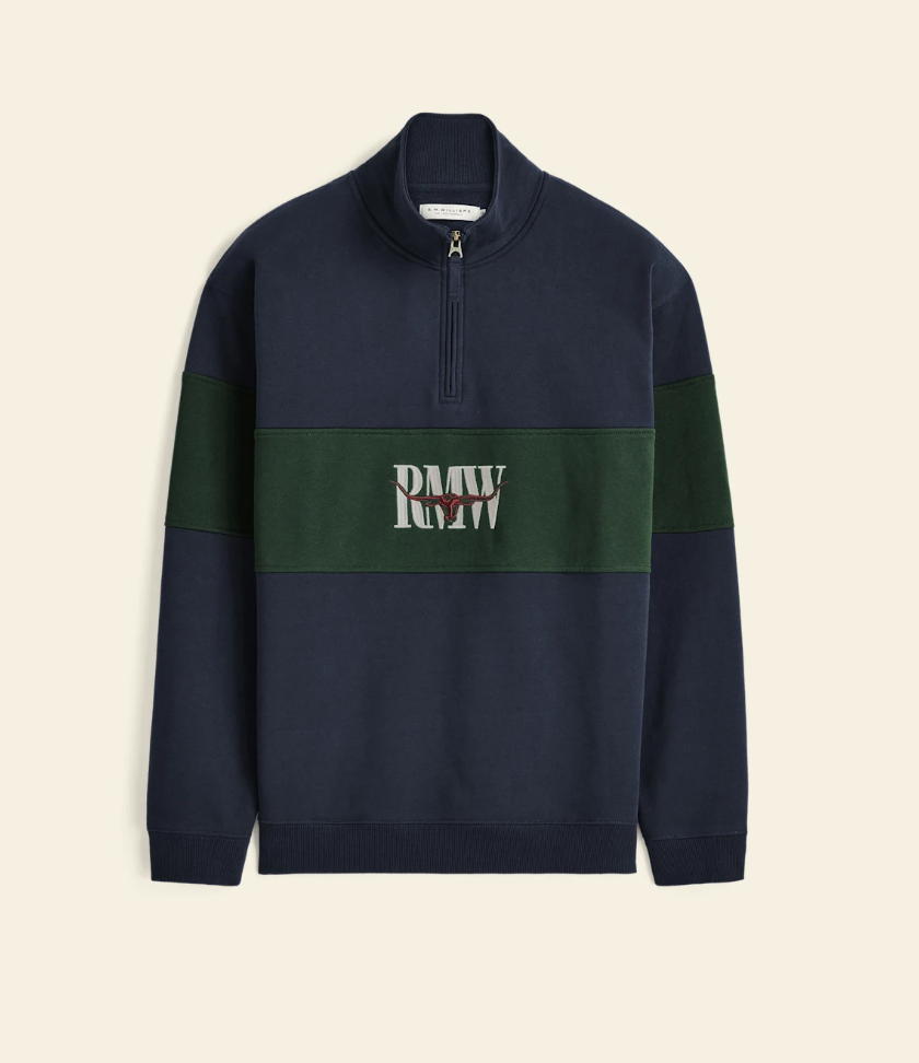 RM Williams Heritage Quarter-Zip Sweatshirt