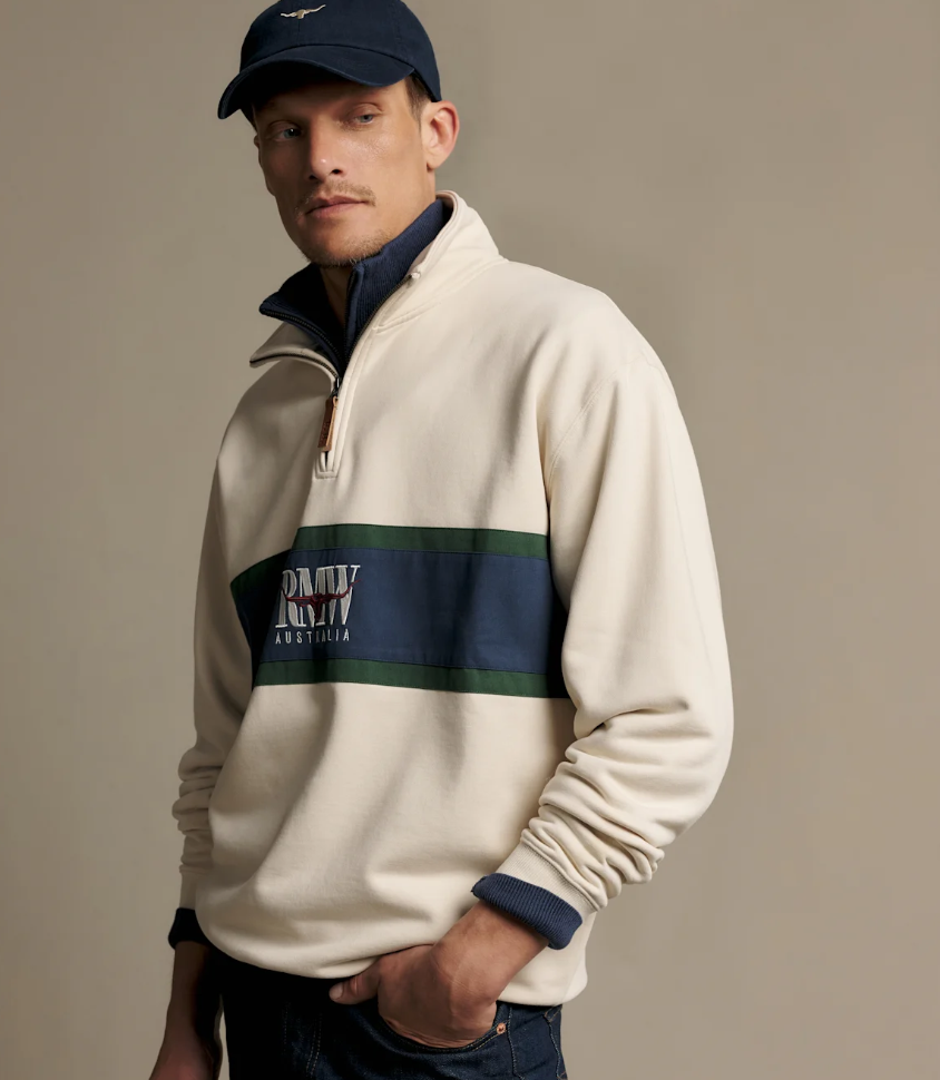 RM Williams Classic Quarter-Zip Sweatshirt