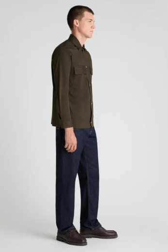 Remus Uomo Cotton Blend Shacket 13412