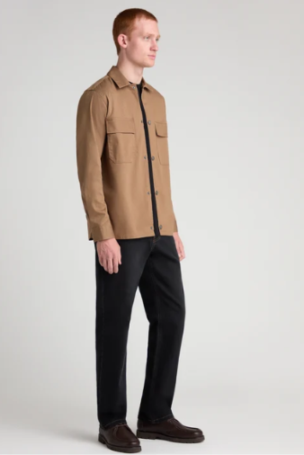 Remus Uomo Cotton Blend Shacket 13412