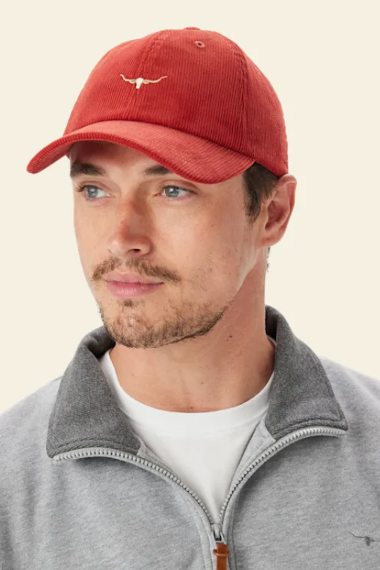 RM Williams Script Longhorn Corduroy Cap
