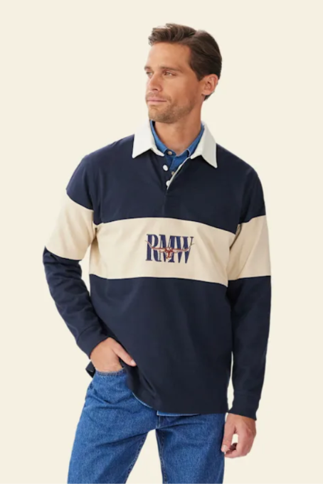 RM Williams Heritage Panel Rugby Jersey