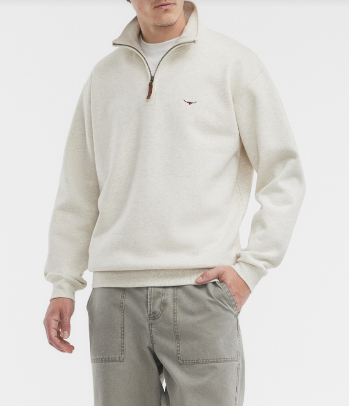 RM Williams Mulyungarie Half Zip Sweatshirt