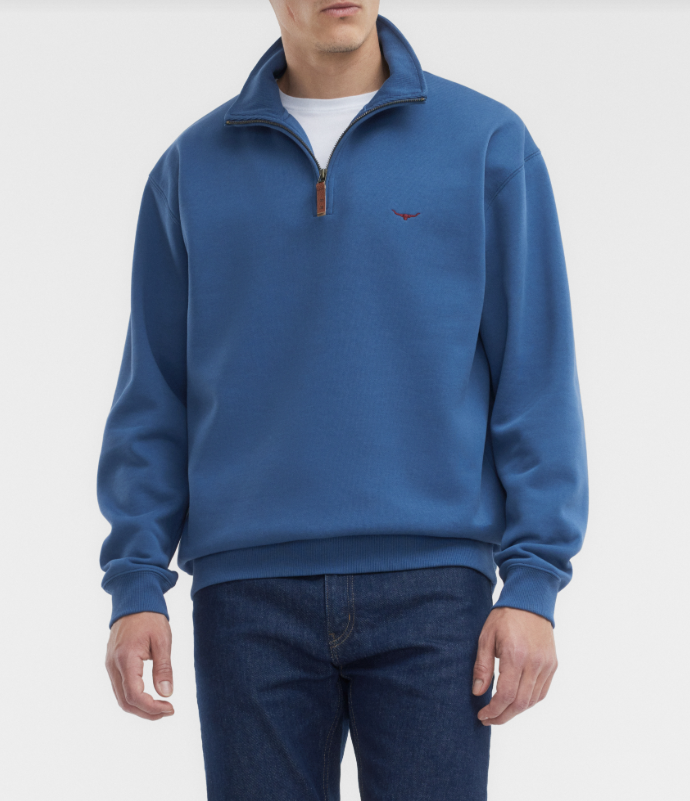 RM Williams Mulyungarie Half Zip Sweatshirt