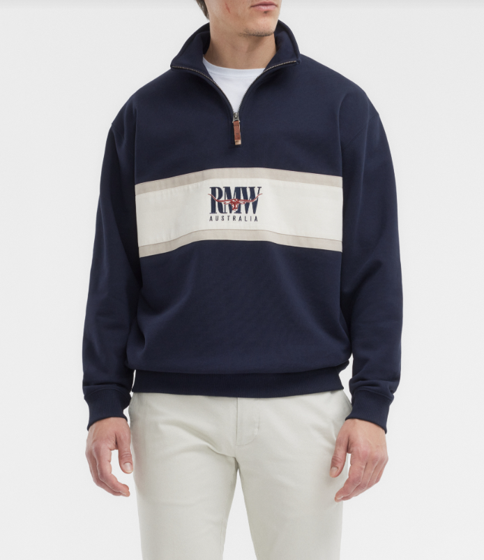RM Williams Classic Quarter-Zip Sweatshirt