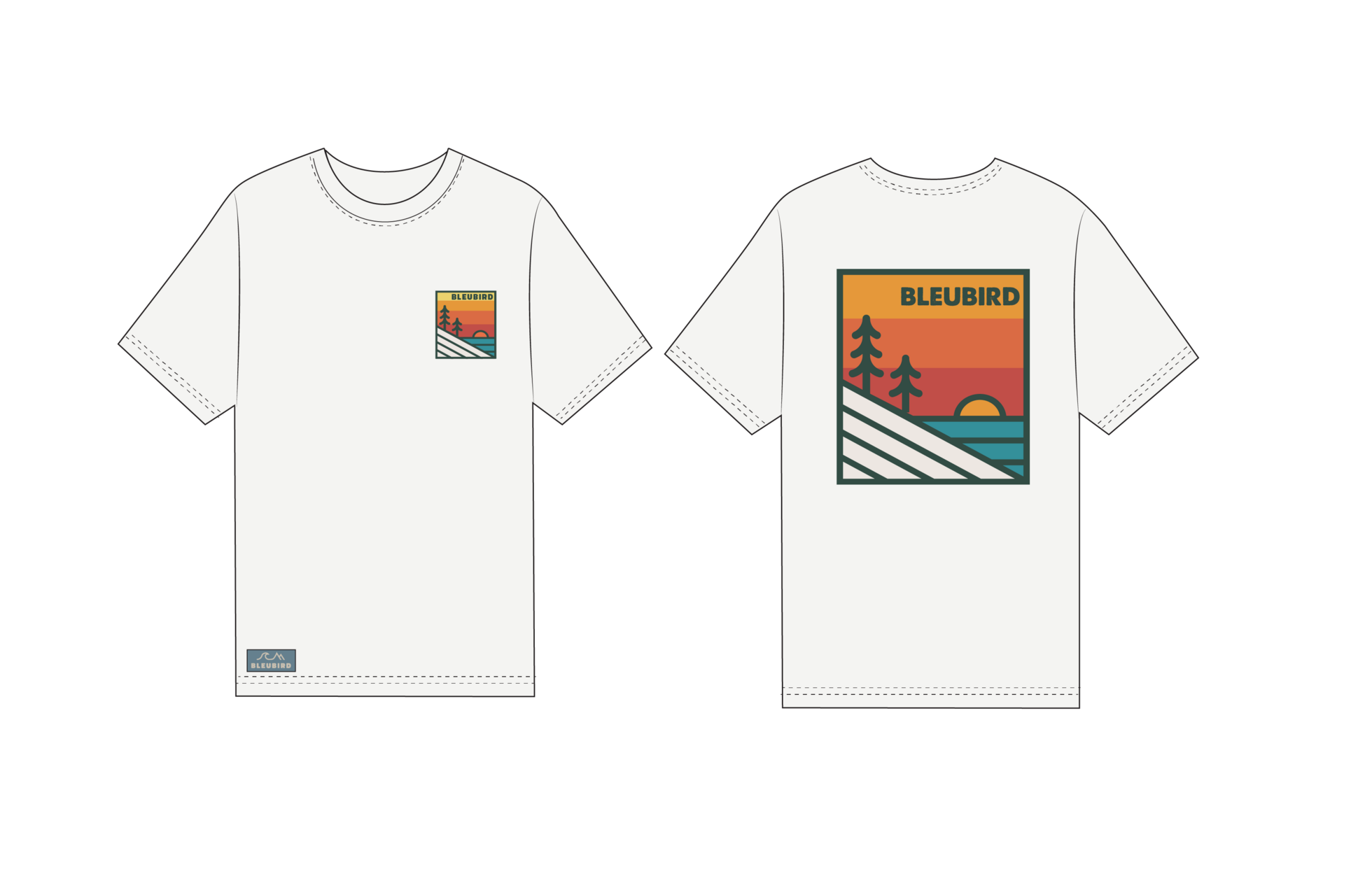 Bleubird Sundown T-Shirt