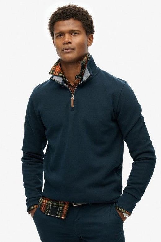Superdry Core Pique Half Zip Sweatshirt