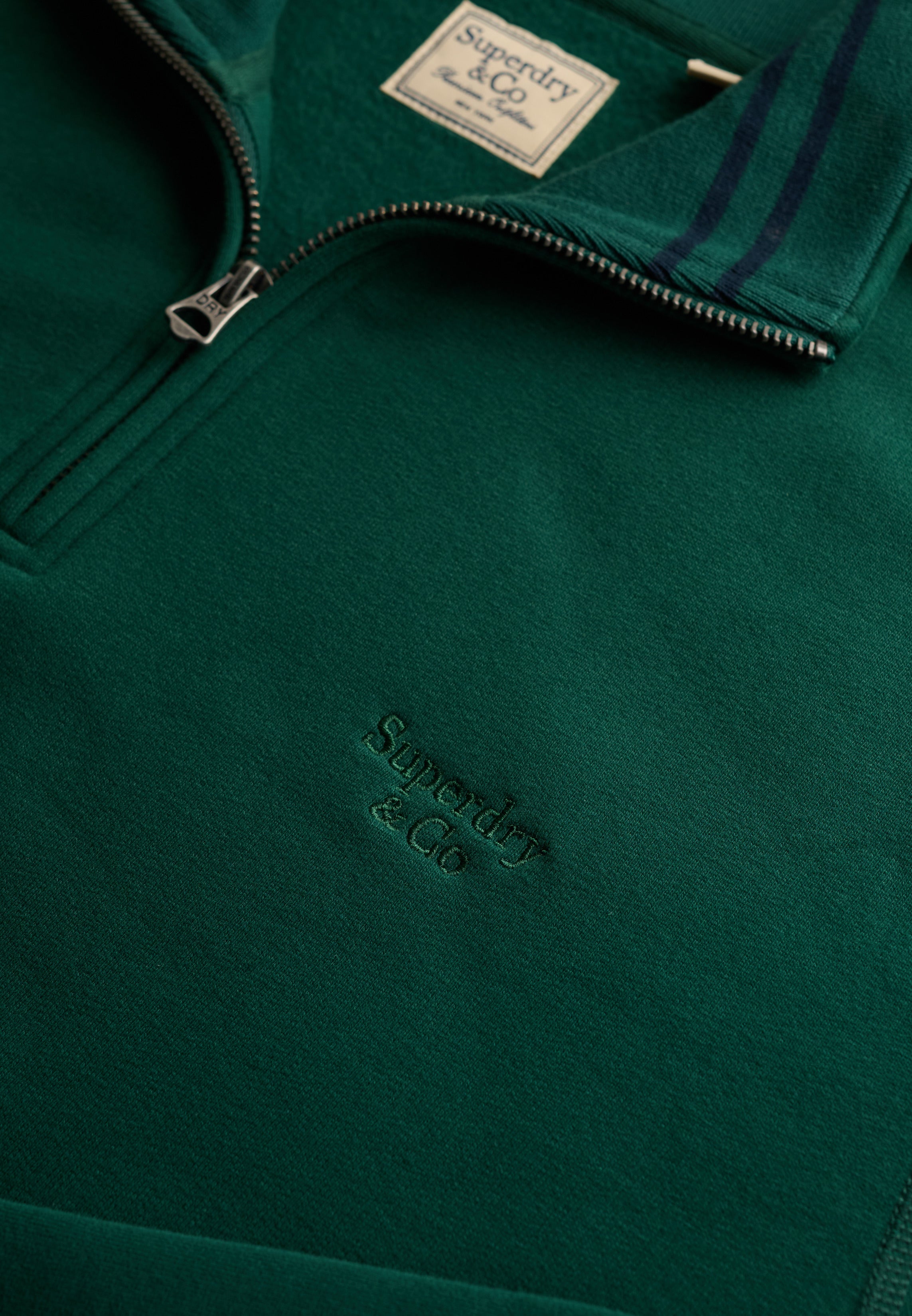 Superdry Serif Logo Half Zip Sweatshirt M2014700A