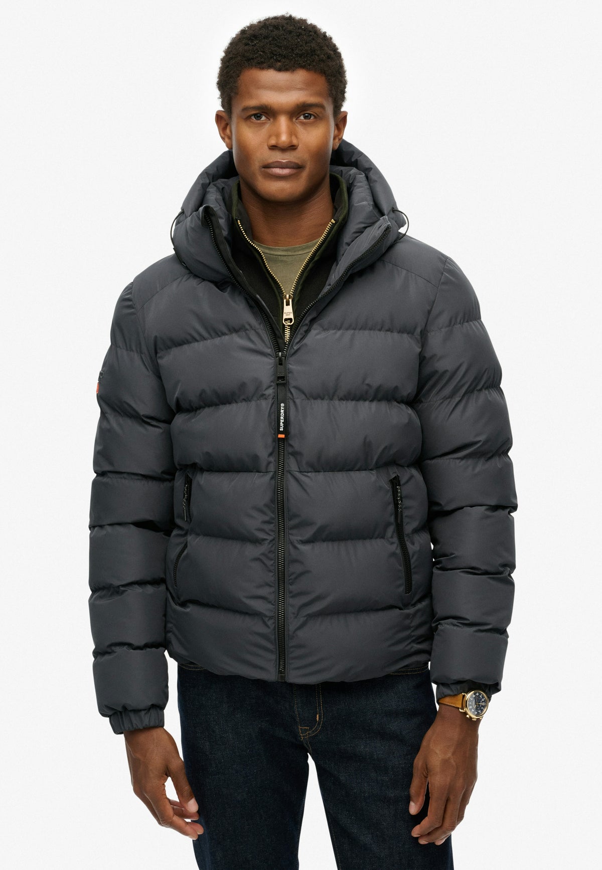 Superdry Hooded Sports Puffer Jacket M5011905A