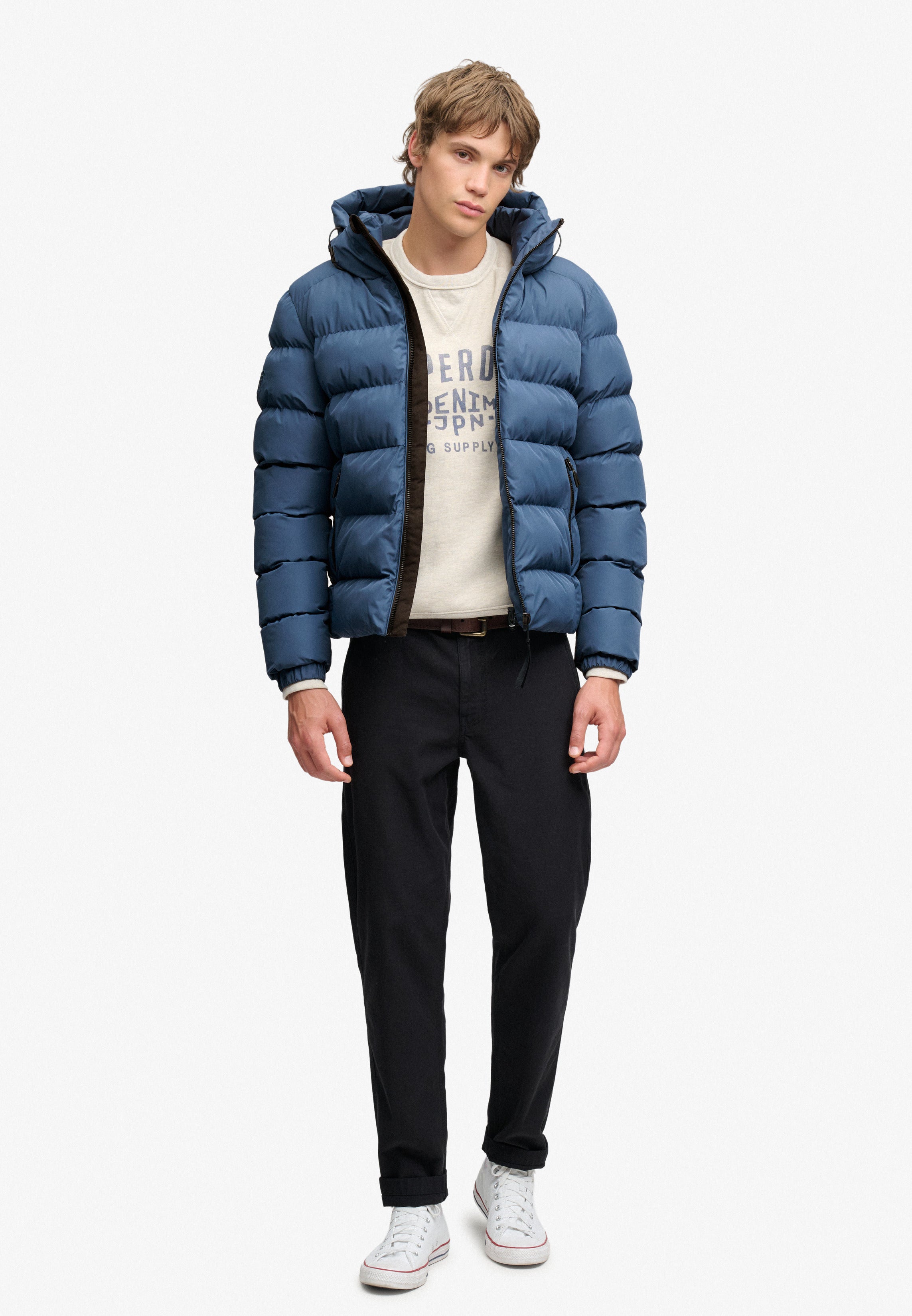 Superdry Hooded Sports Puffer Jacket M5011905A
