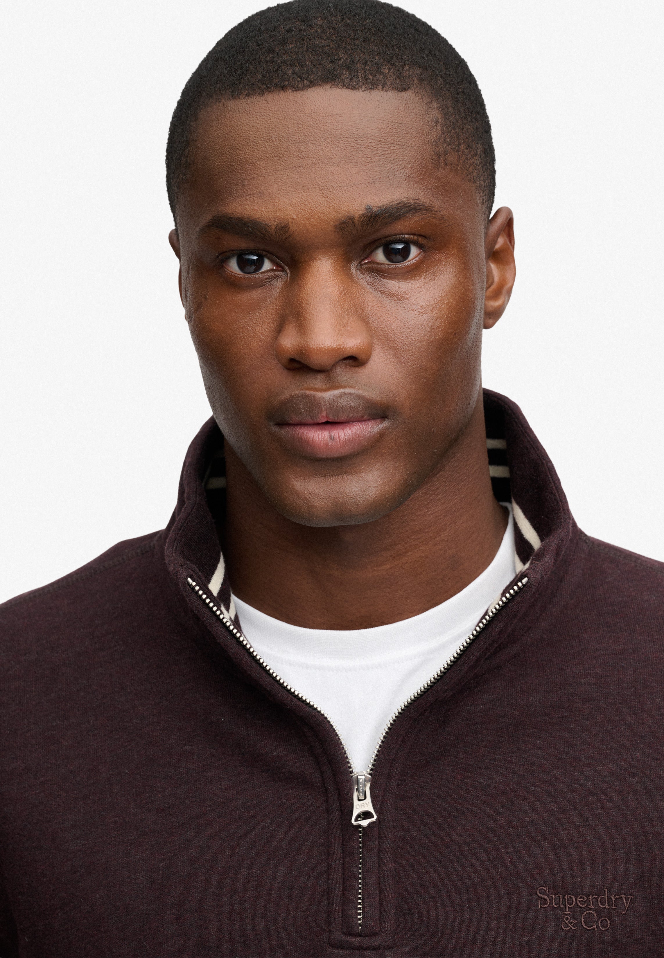 Superdry Serif Logo Half Zip Sweatshirt M2014700A