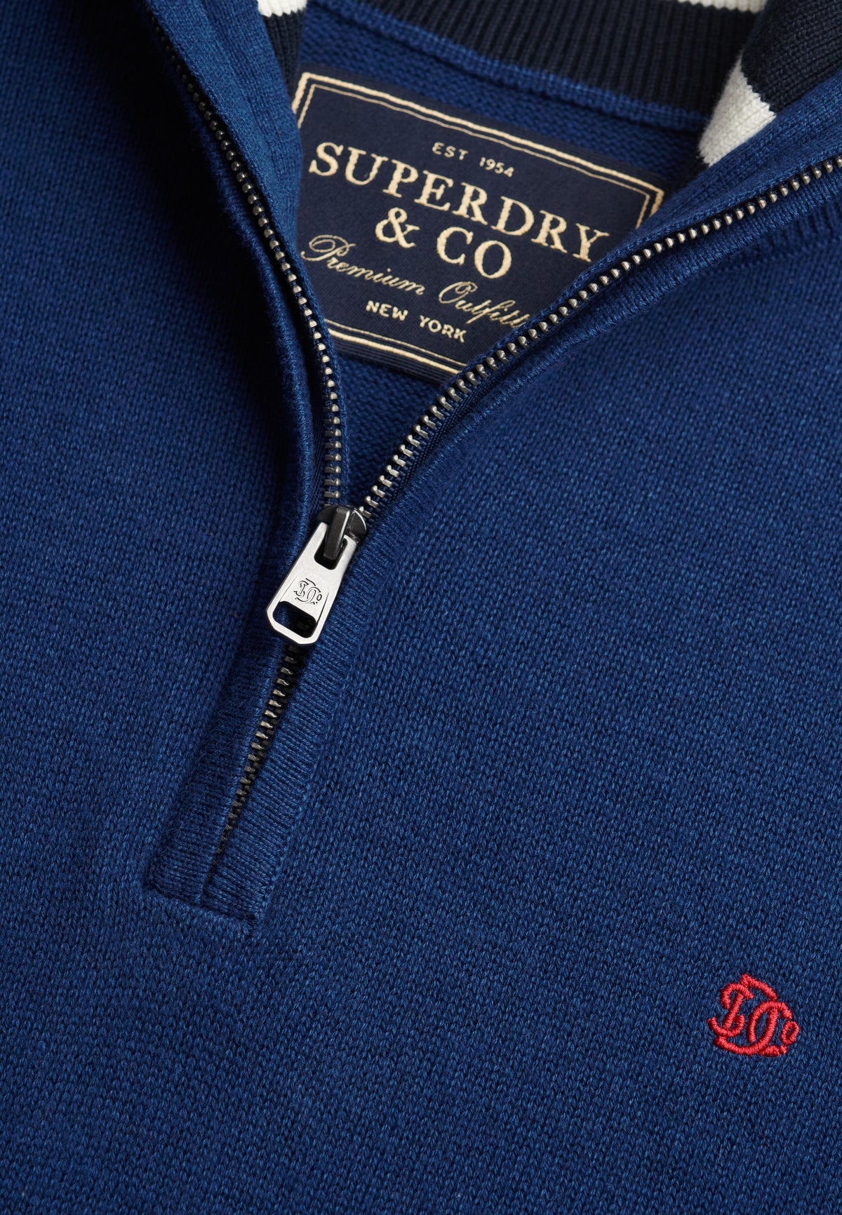 Superdry Essential Cotton Half Zip Knit M6110768A