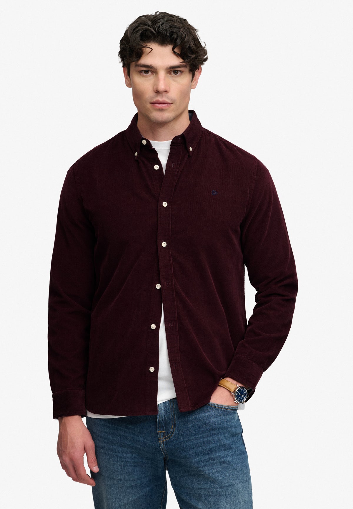Superdry Classic Needle Cord Shirt M4011044A