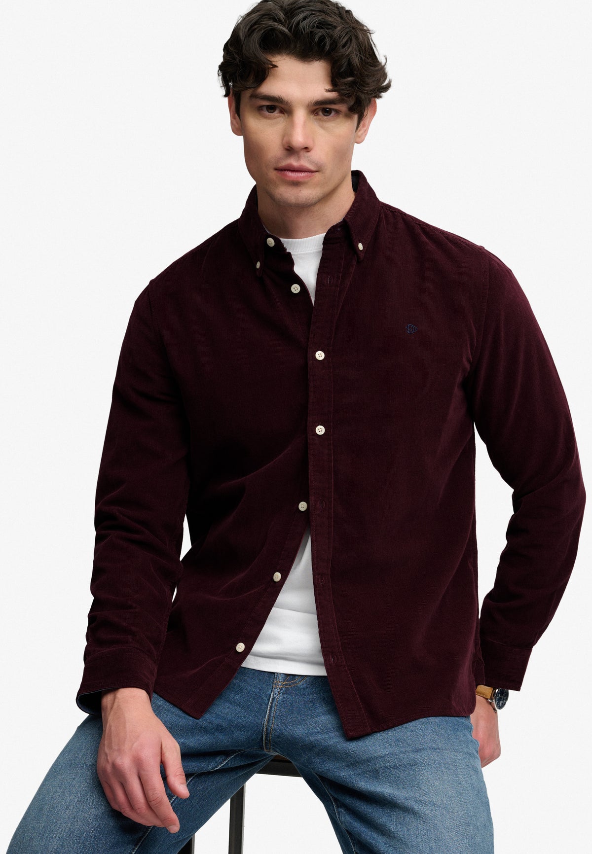 Superdry Classic Needle Cord Shirt M4011044A