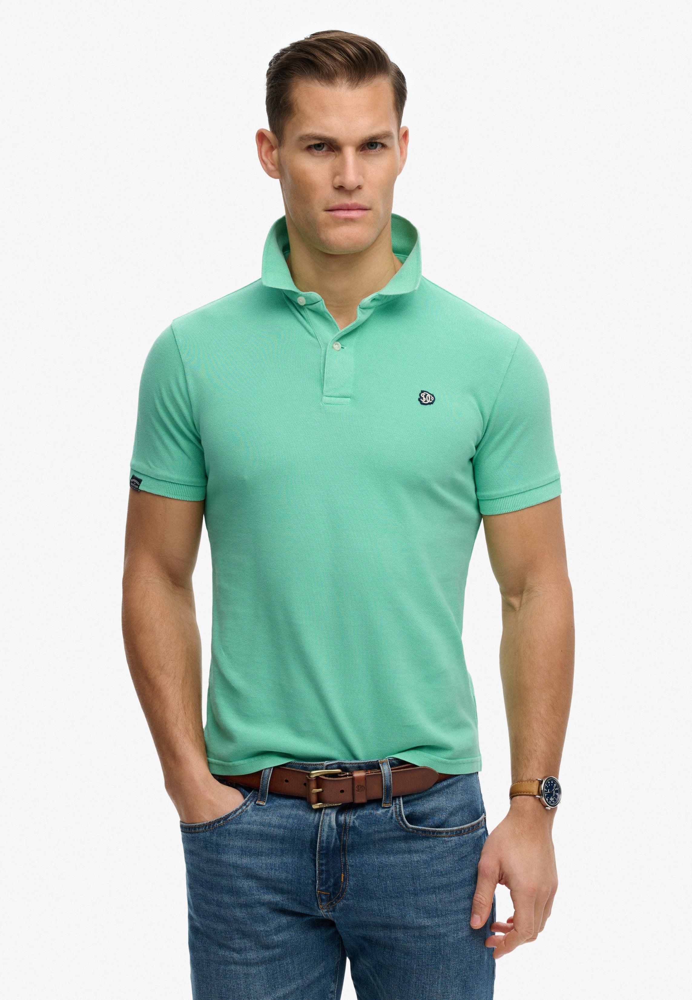 Superdry Vintage Destroy Polo Shirt M1110451A