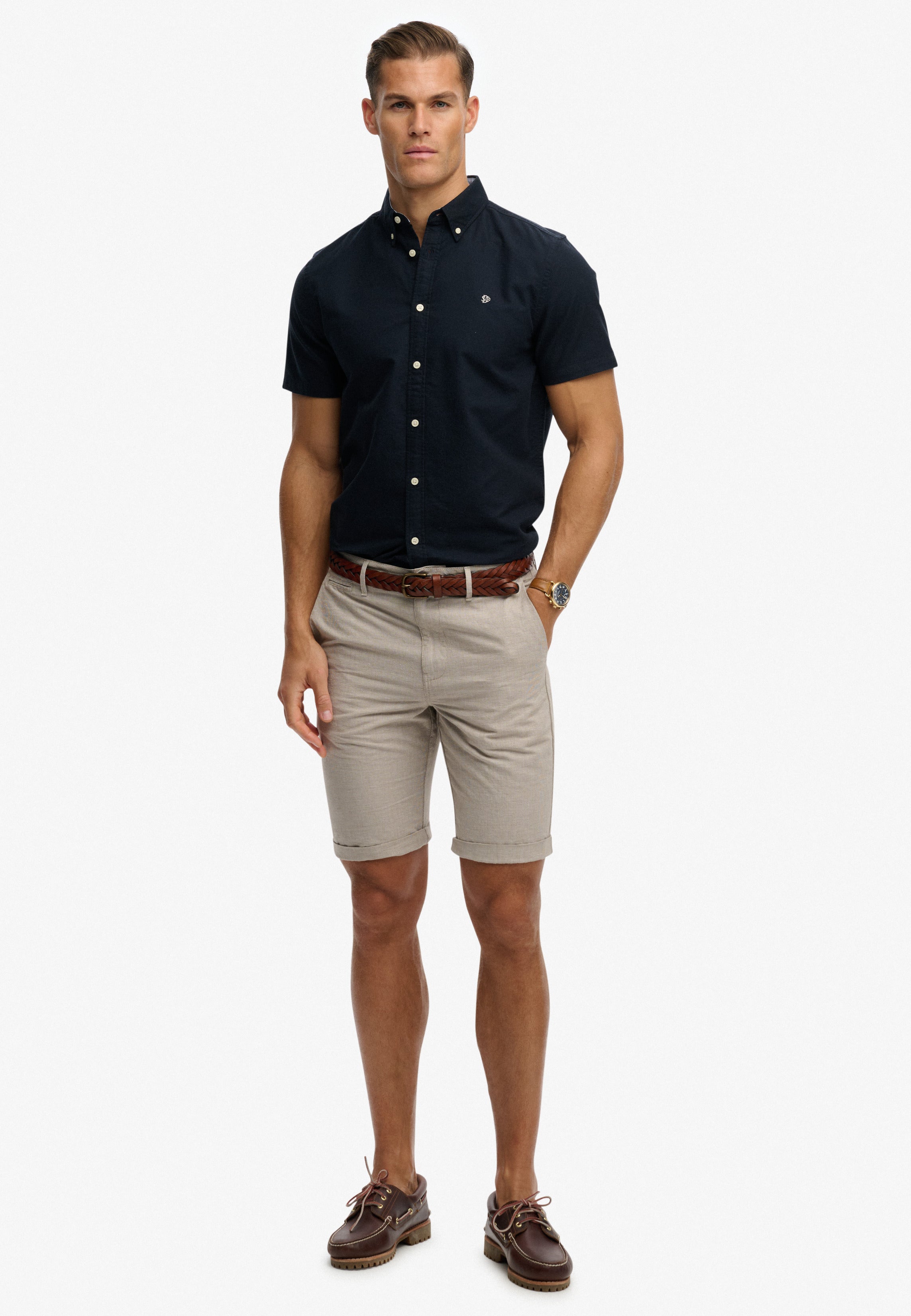 Superdry Oxford Short Sleeve Shirt M4011101A