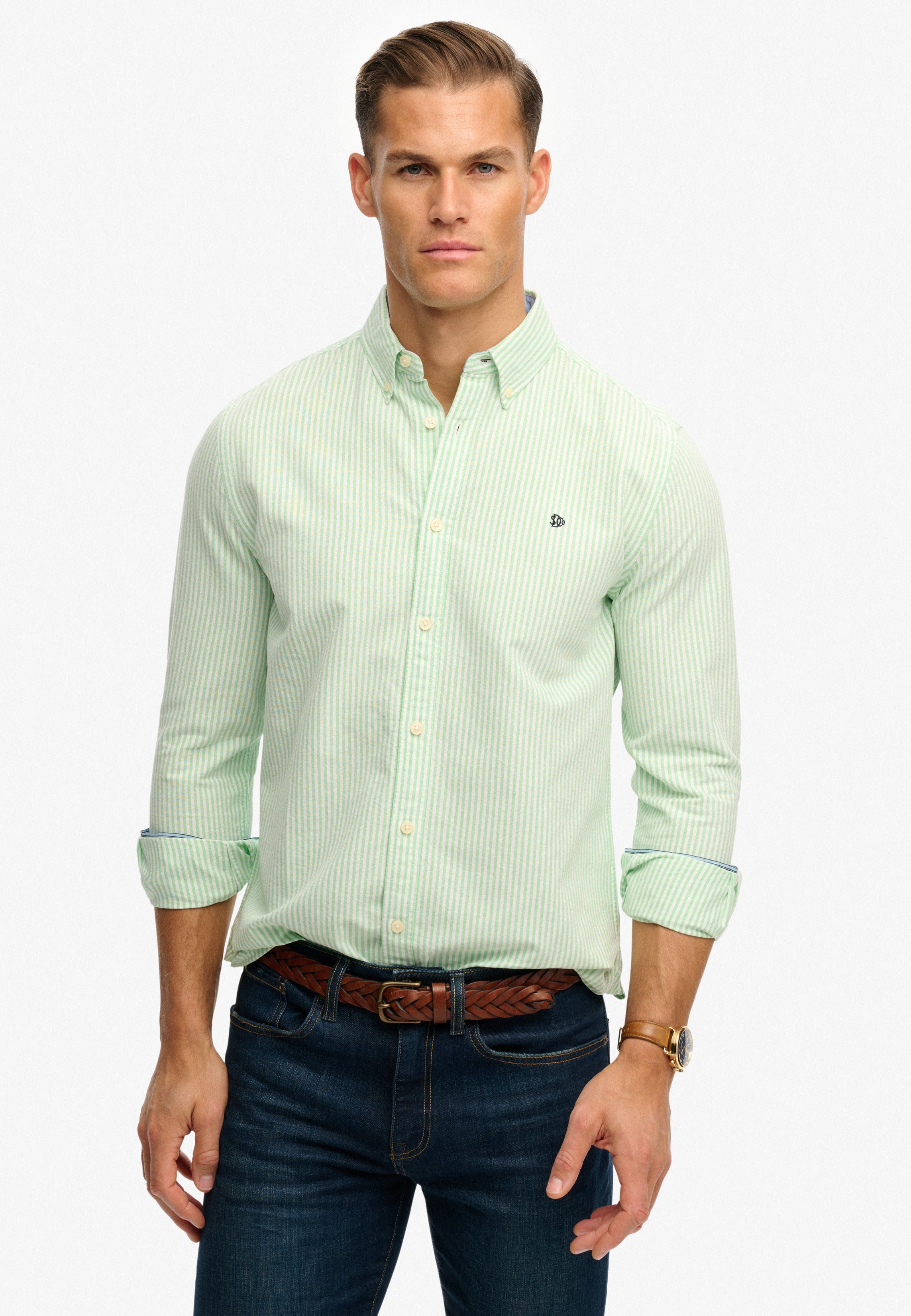 Superdry Preppy Oxford L/S Shirt M4011100A