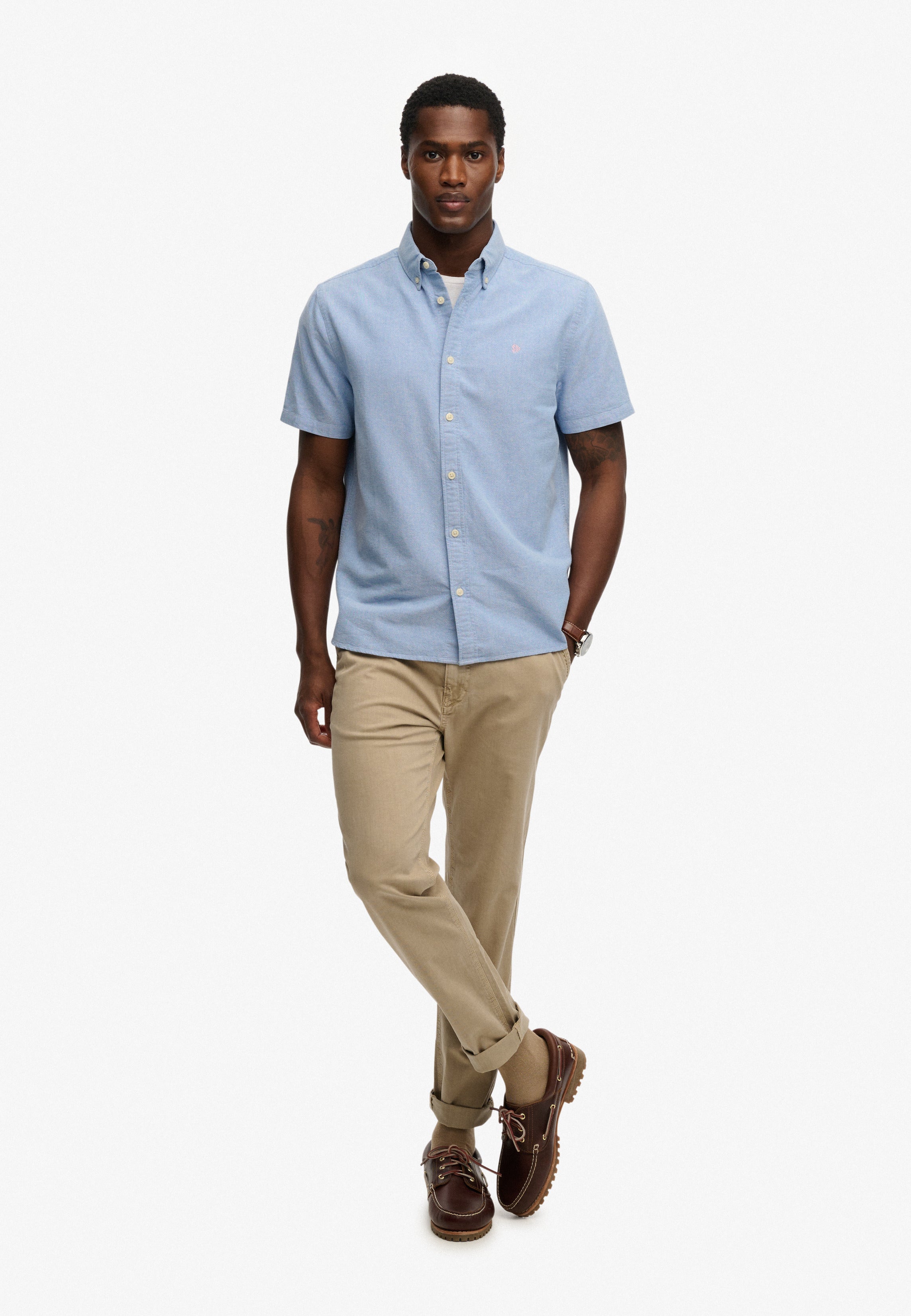 Superdry Oxford Short Sleeve Shirt M4011101A
