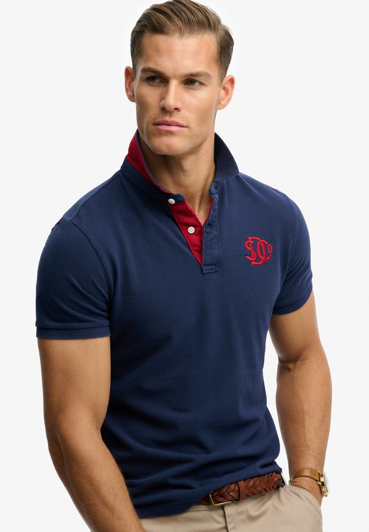 Superdry Pique Monogram Polo Shirt M1110465A