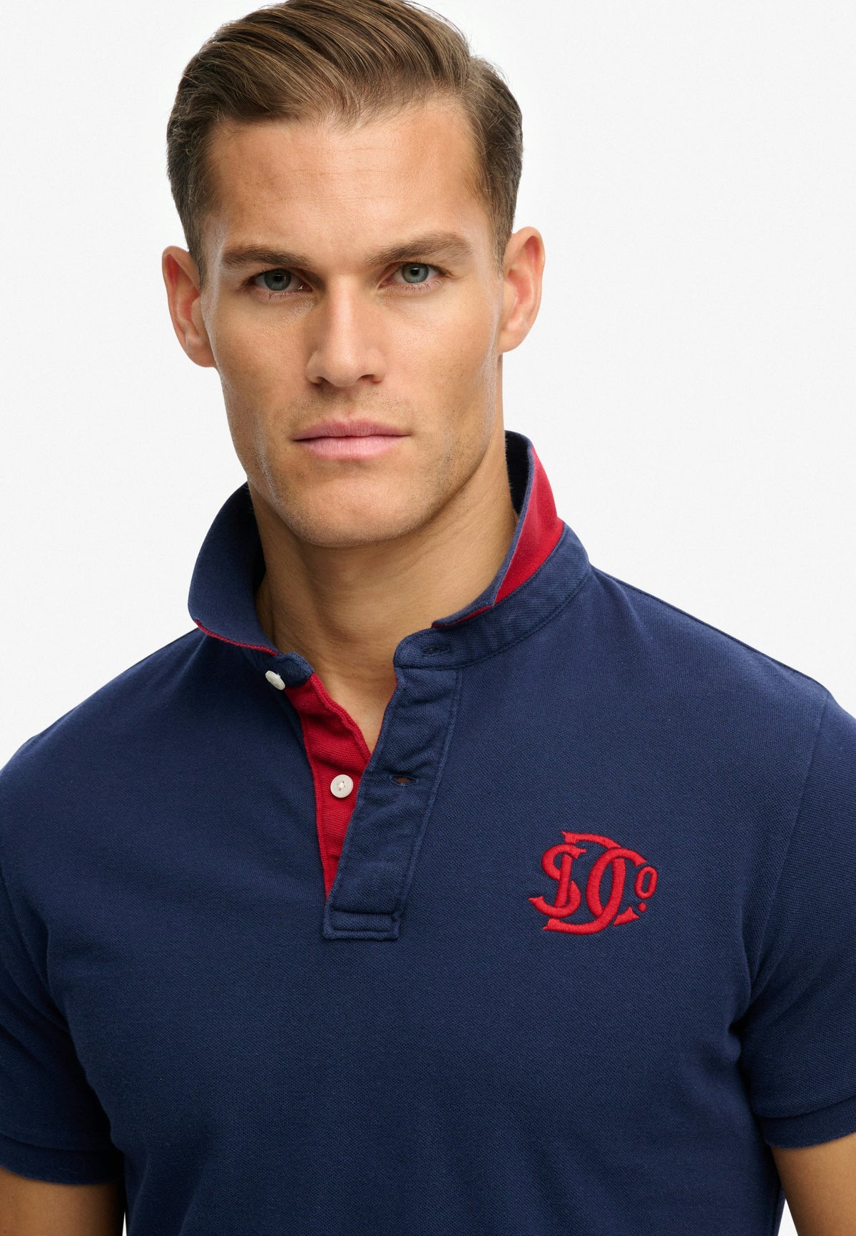 Superdry Pique Monogram Polo Shirt M1110465A
