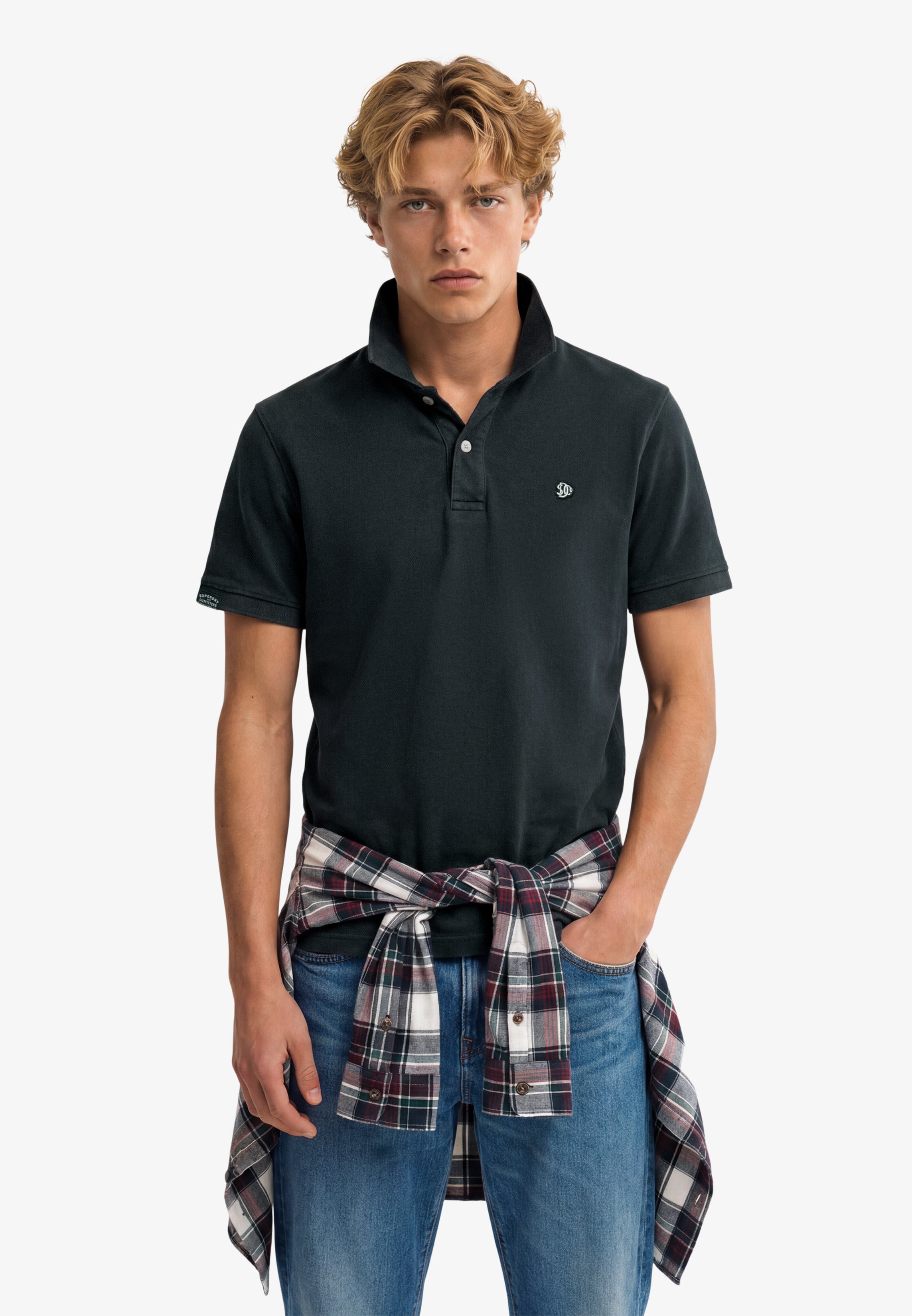 Superdry Vintage Destroy Polo Shirt M1110451A