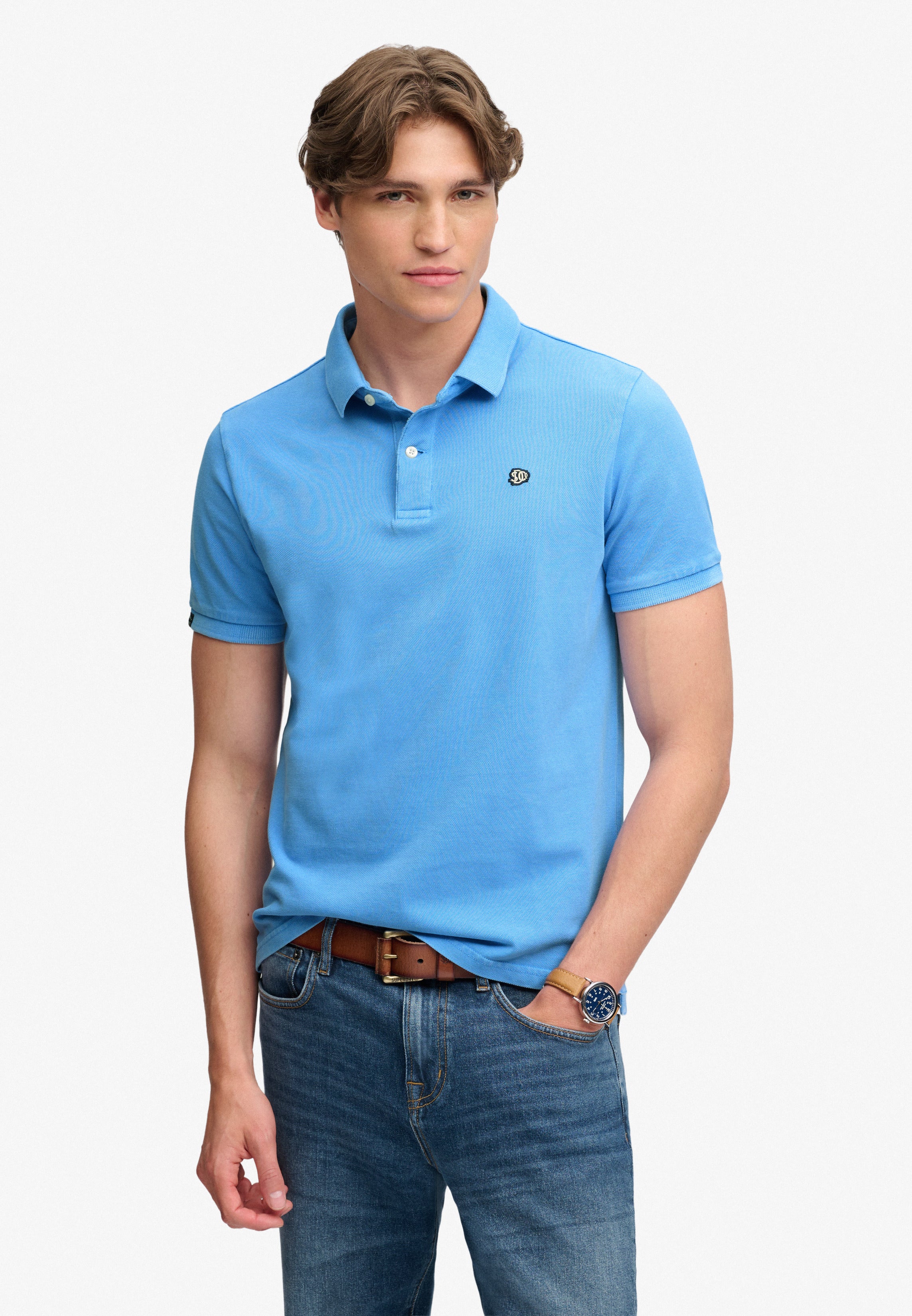 Superdry Vintage Destroy Polo Shirt M1110451A