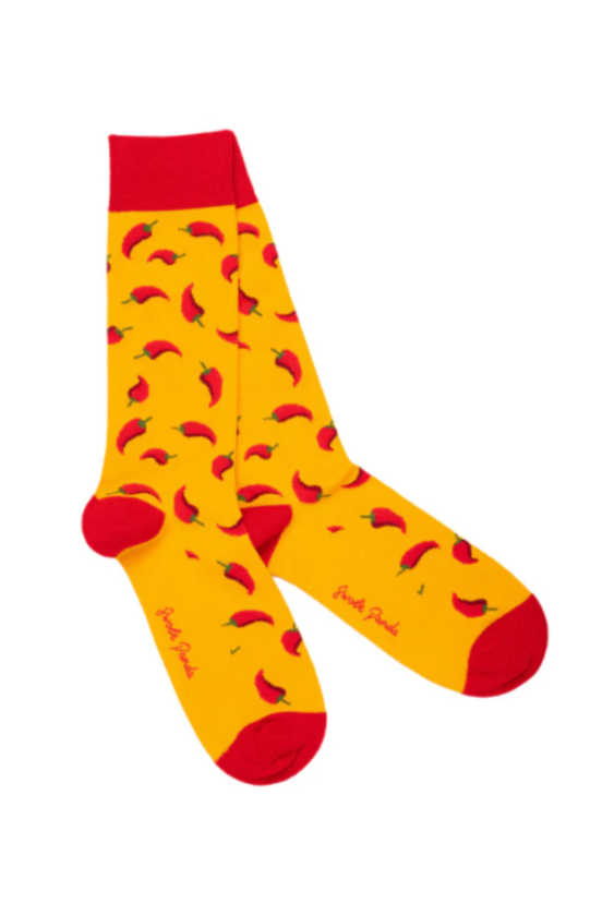Swole Panda Red Chilli Bamboo Socks SP385