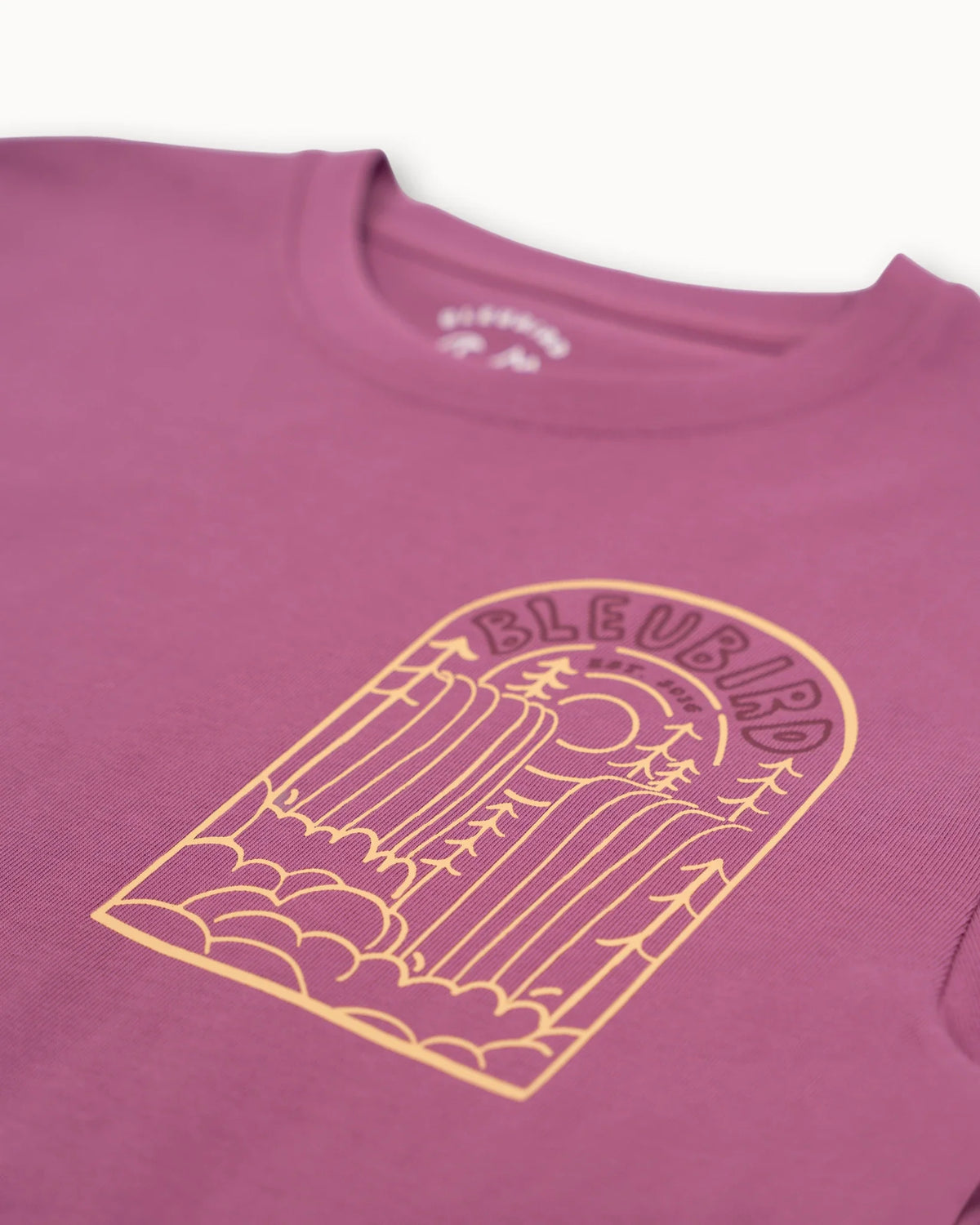 Bleubird Cascade Back Print T-Shirt