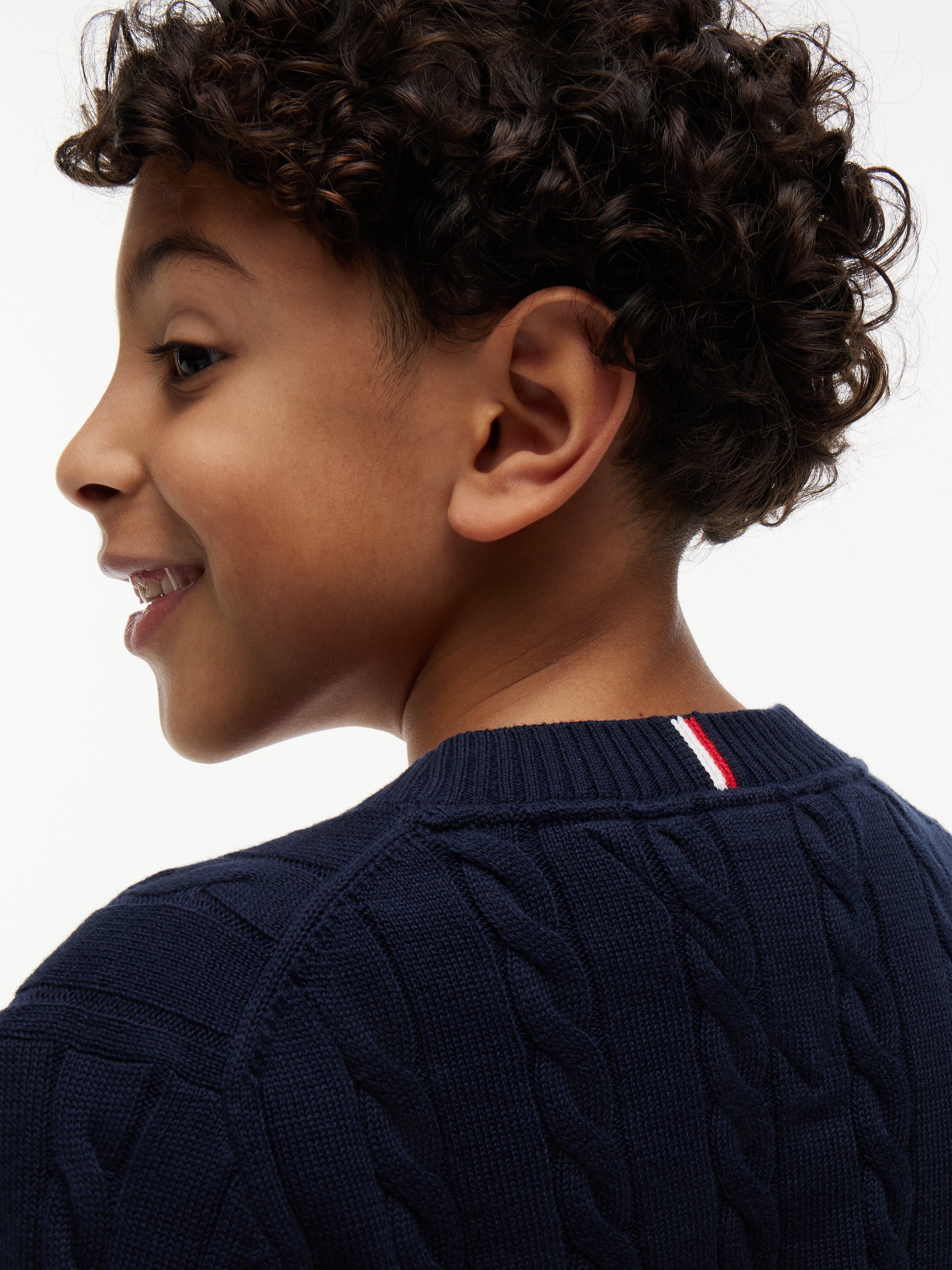 Tommy Hilfiger Kids Cable Knit Jumper