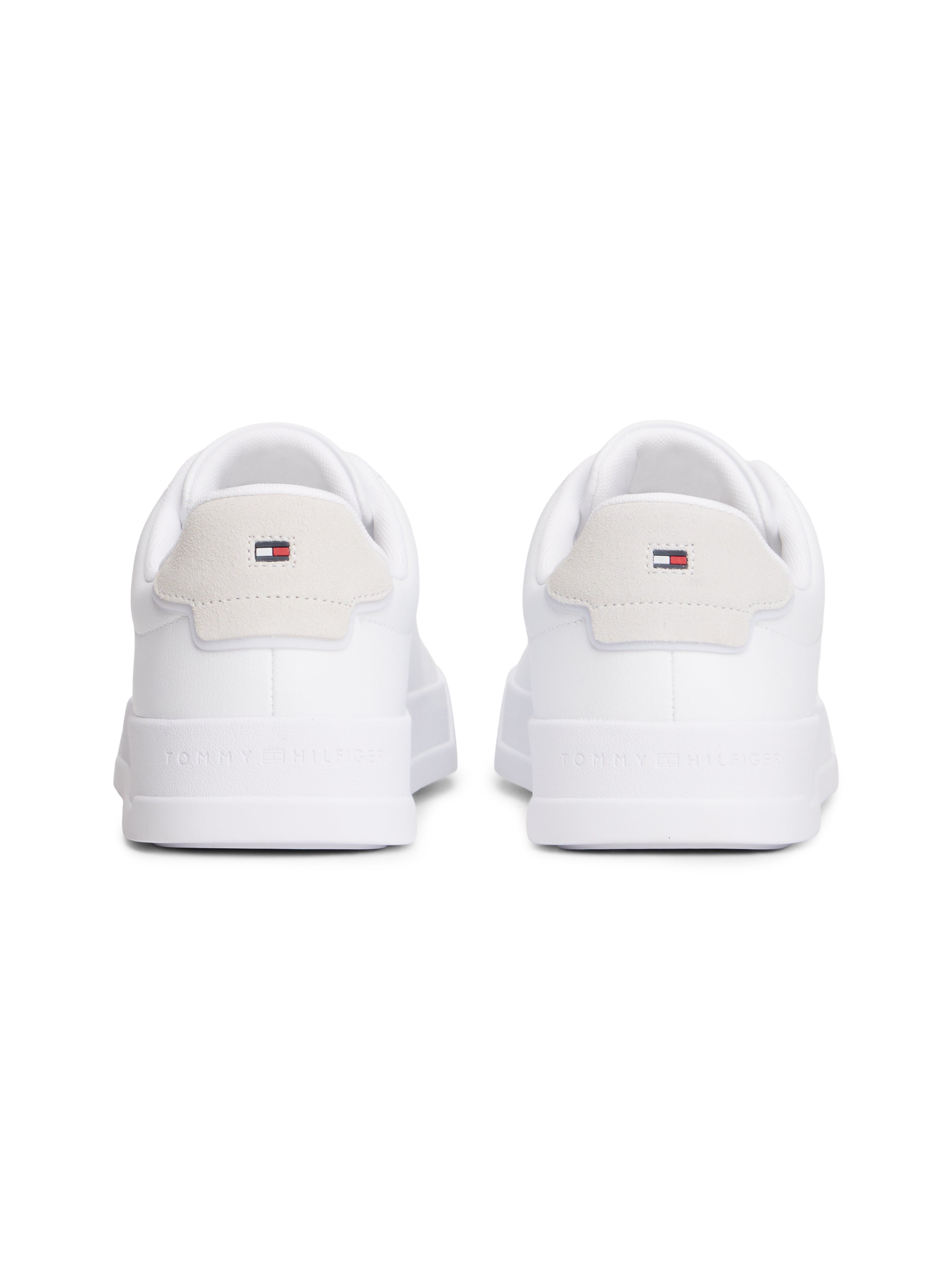 Tommy Hilfiger Leather Court Logo Trainers 05904