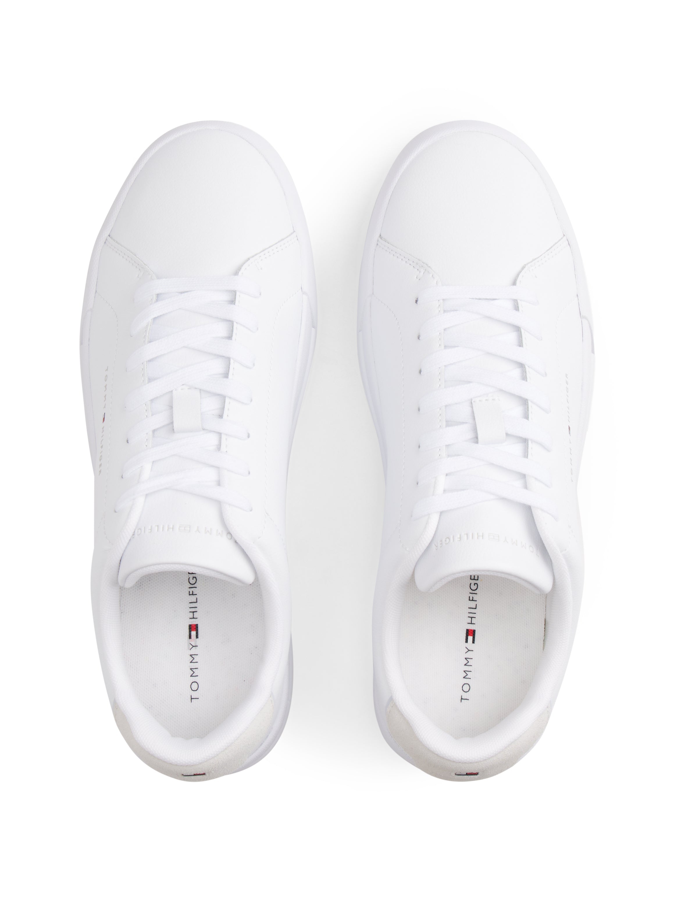 Tommy Hilfiger Leather Court Logo Trainers 05904