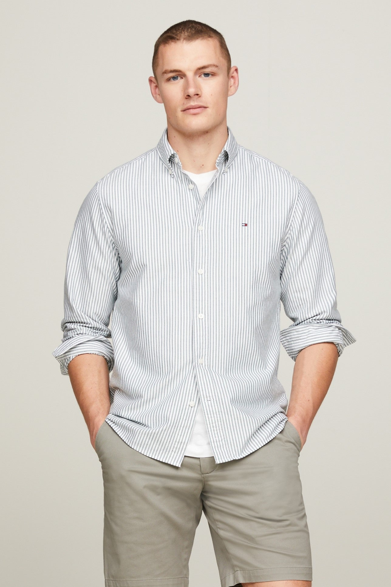 Tommy Hilfiger Oxford Stripe Shirt Regular Fit