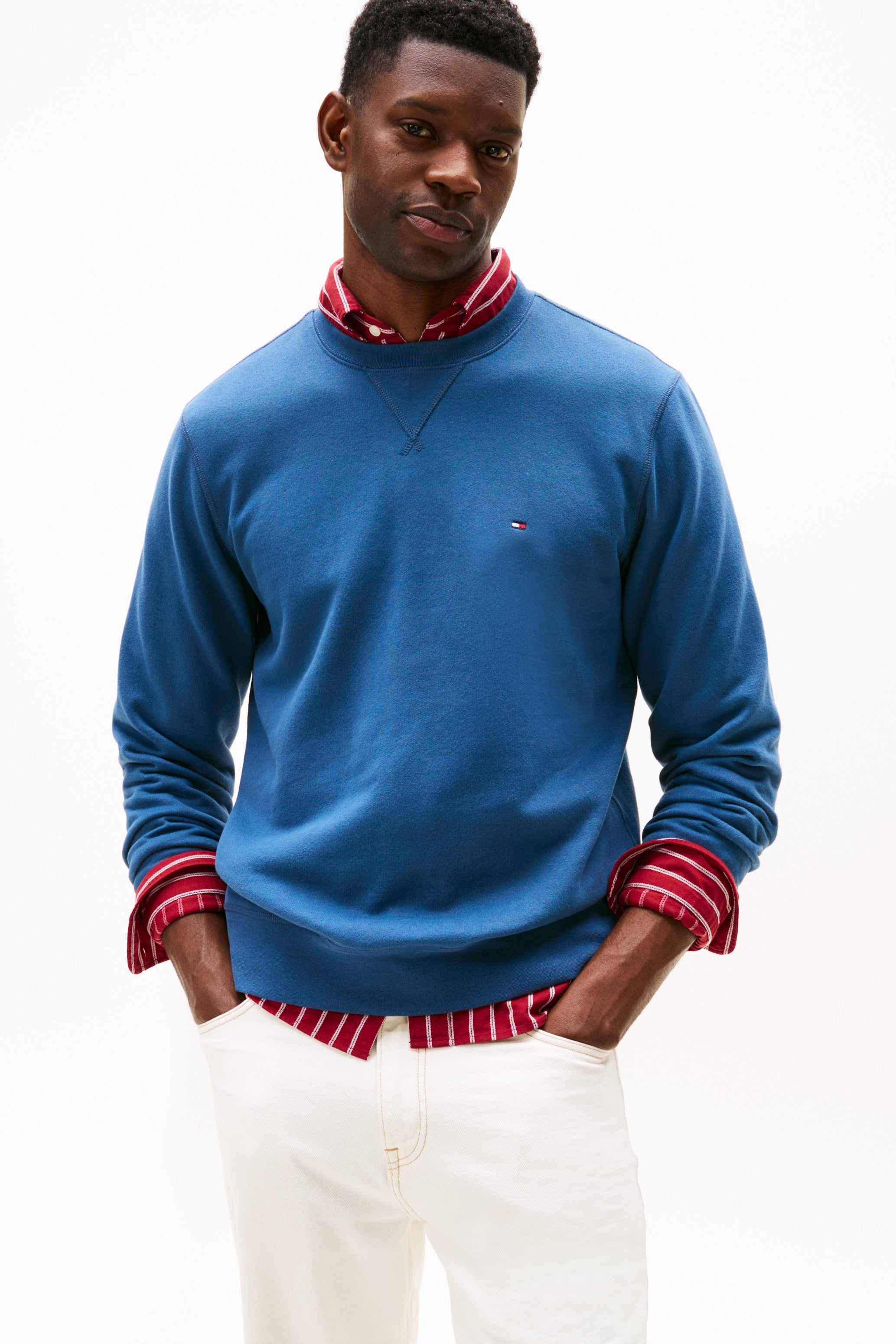 Tommy Hilfiger Embriodery Fleece Crew Sweater 40000