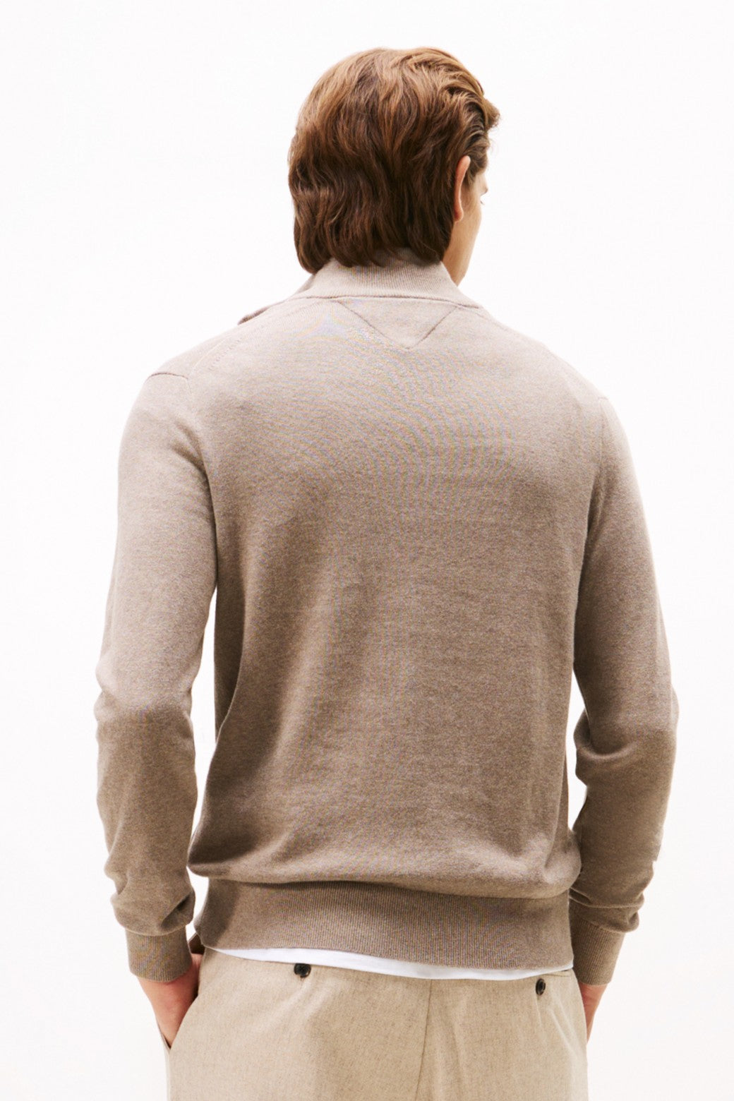 Tommy Hilfiger Cashmere 1/4 Zip Sweater 28049