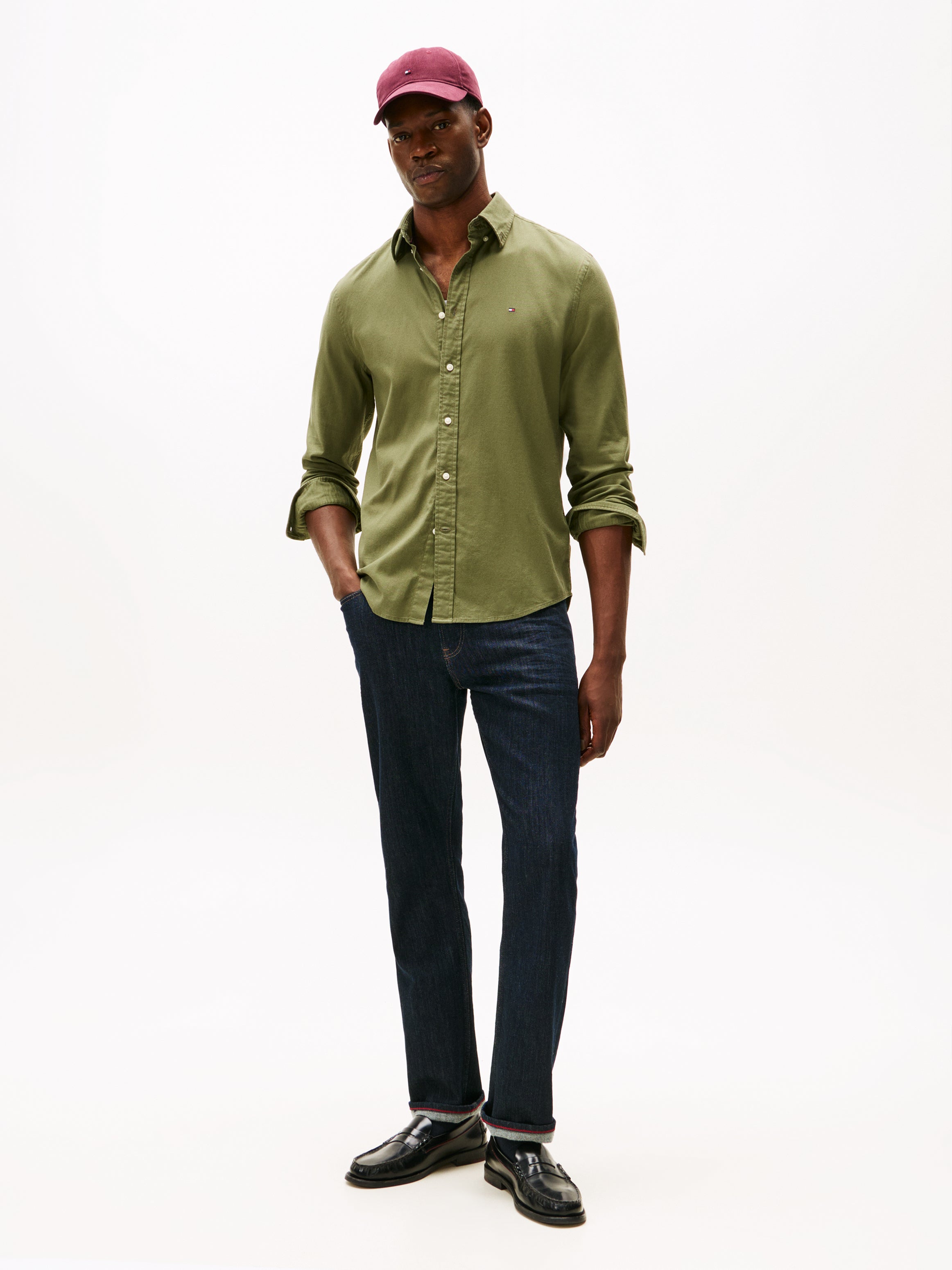 Tommy Hilfiger Flex Fit Flannel Shirt 40469