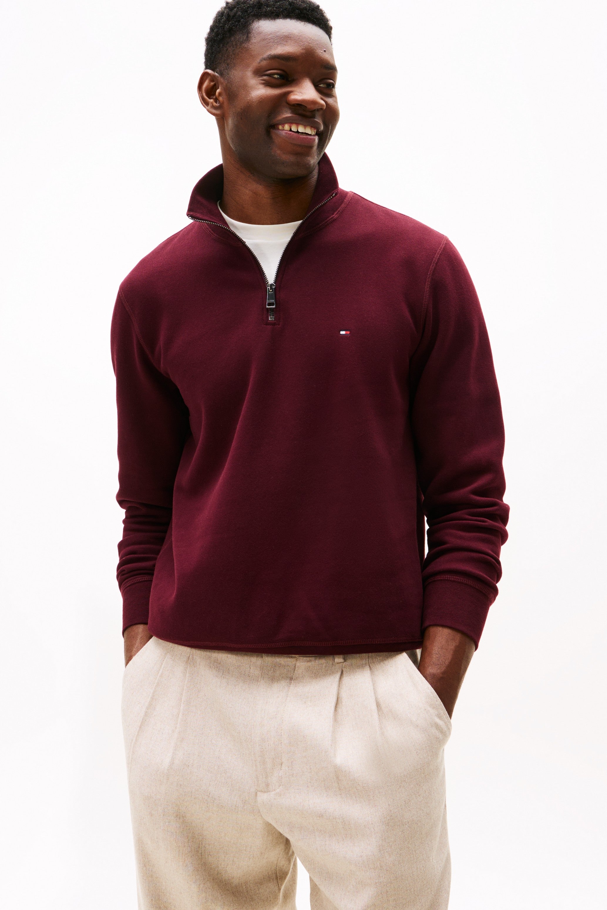 Tommy Hilfiger Half Zip Fleece Sweater 37233