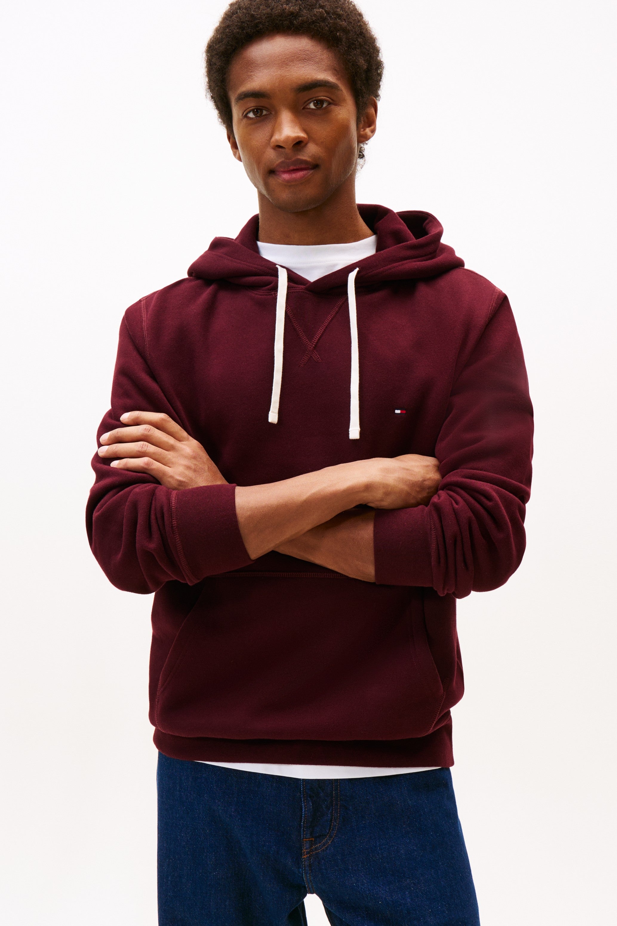 Tommy Hilfiger Embroidery Fleece Hoodie 39997
