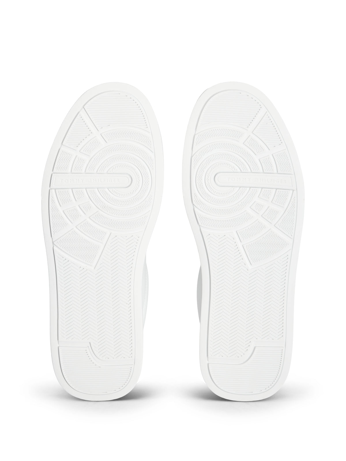 Tommy Hilfiger Leather Court Logo Trainers 05367