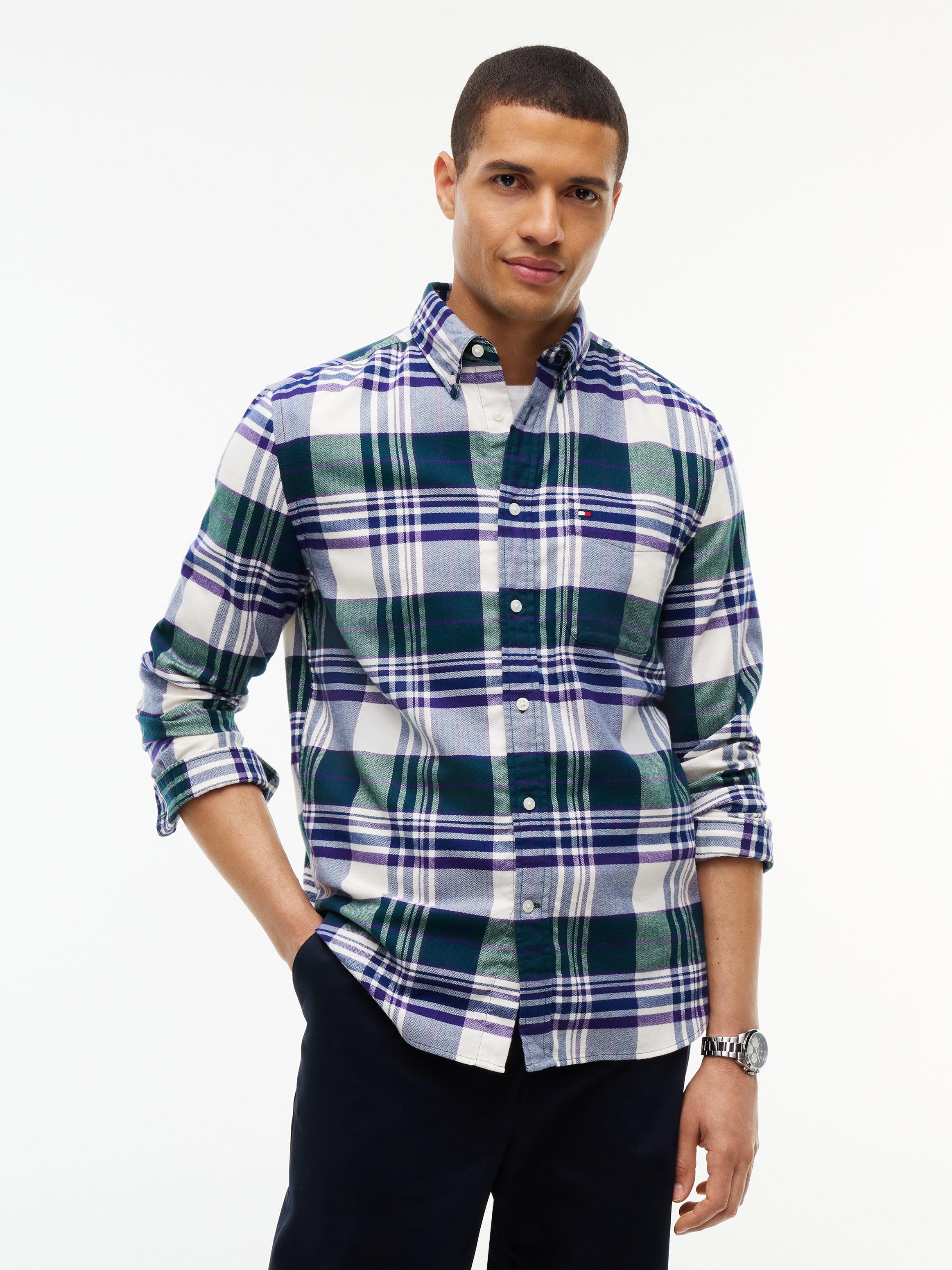 Tommy Hilfiger Tartan Check Flannel Shirt 44592