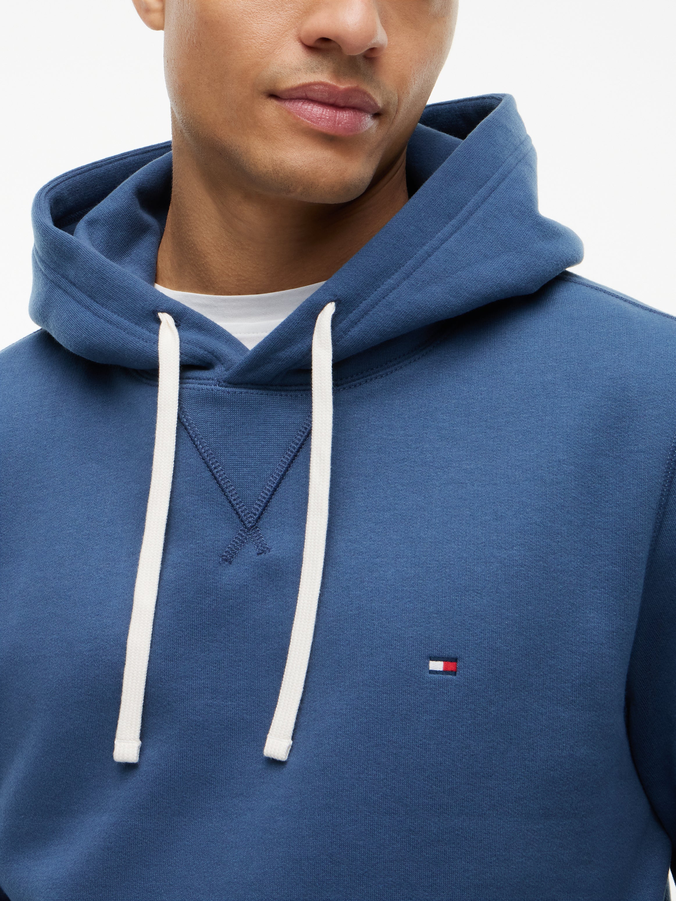 Tommy Hilfiger Contrast Drawstring Hoody 39997