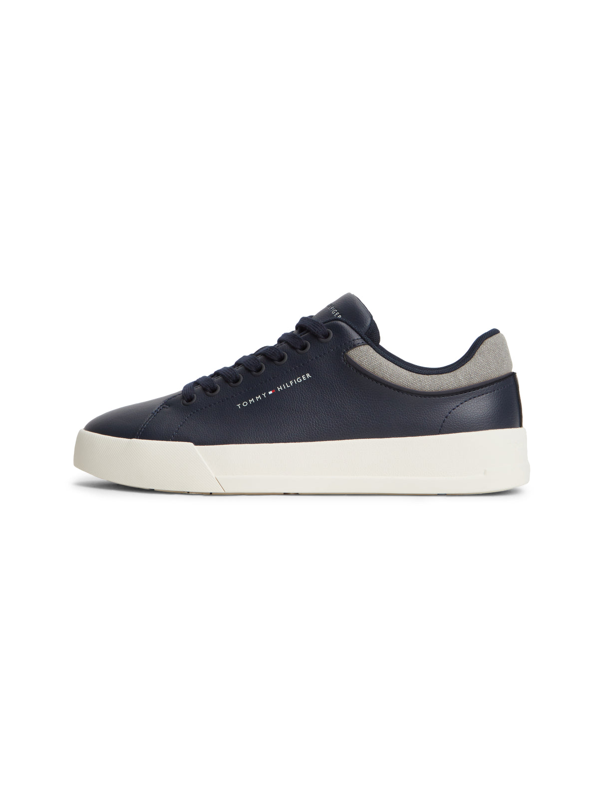 Tommy Hilfiger Court Mix Collar Trainers 05970