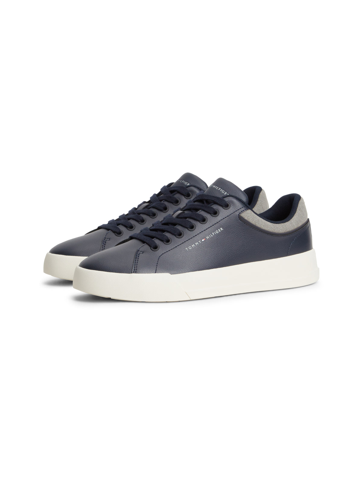 Tommy Hilfiger Court Mix Collar Trainers 05970